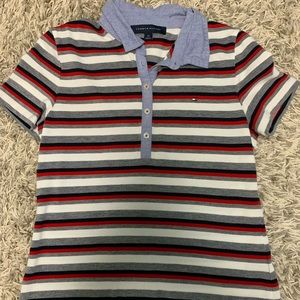 Tommy Hilfiger Stripped Polo Small Petite